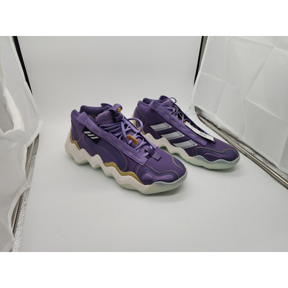 NWT Adidas x Candace Parker Exhibit B Womens Mid Size 13 Tech Purple $125 MSRP